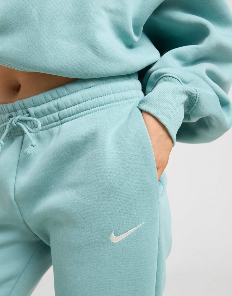 Dámské kalhoty NIKE KALHOTY  W NSW PHNX FLC MR PANT STD FZ7626-017 Mátová