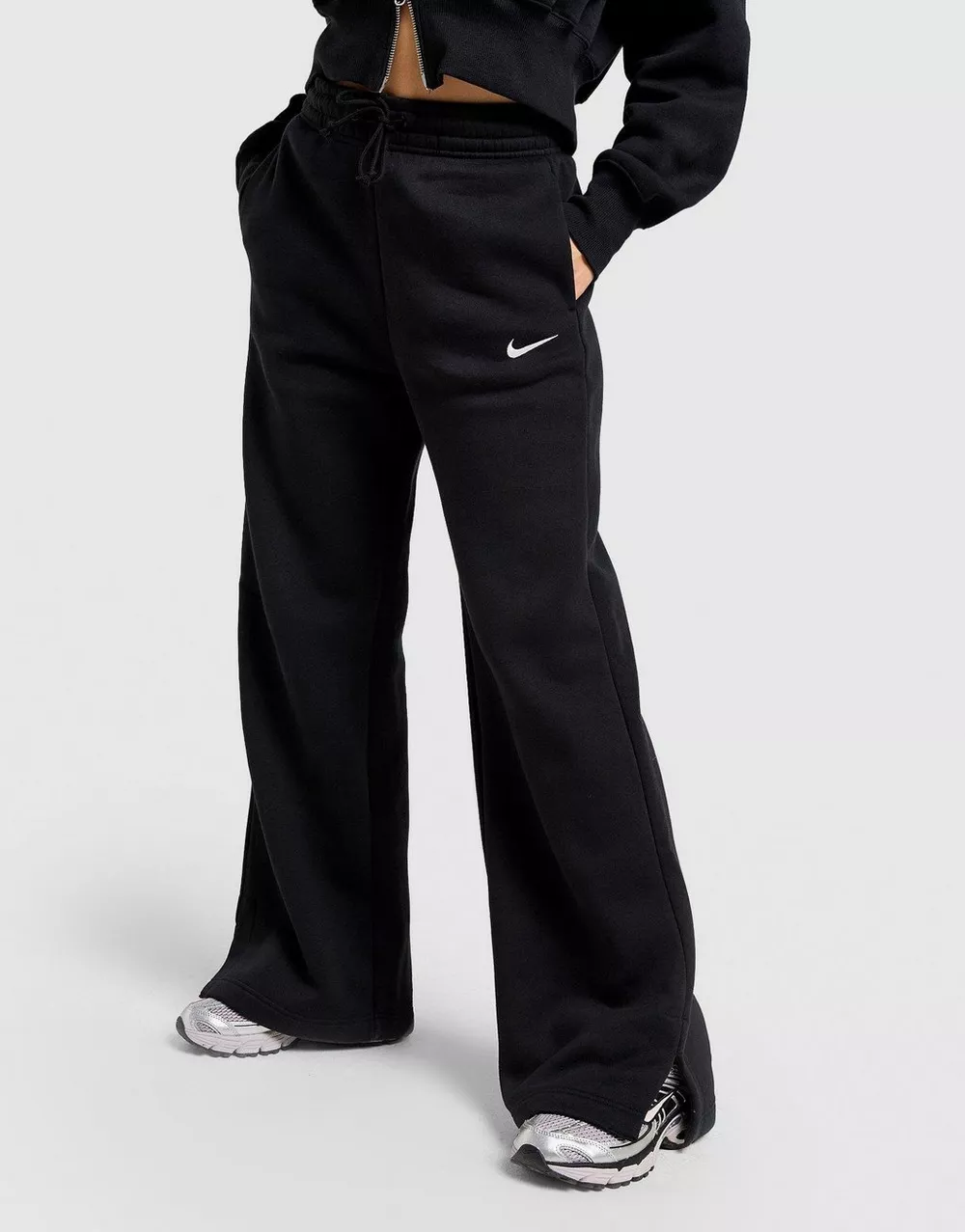 NIKE ШТАНИ W NSW PHNX FLC HR PANT WIDE 2, фото 1 з 6