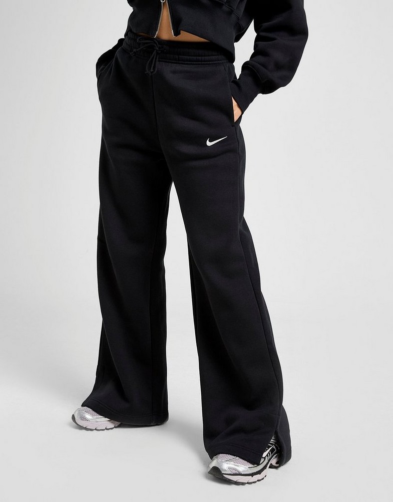Dámske nohavice NIKE NOHAVICE  W NSW PHNX FLC HR PANT WIDE 2 IH1011-010 Čierna