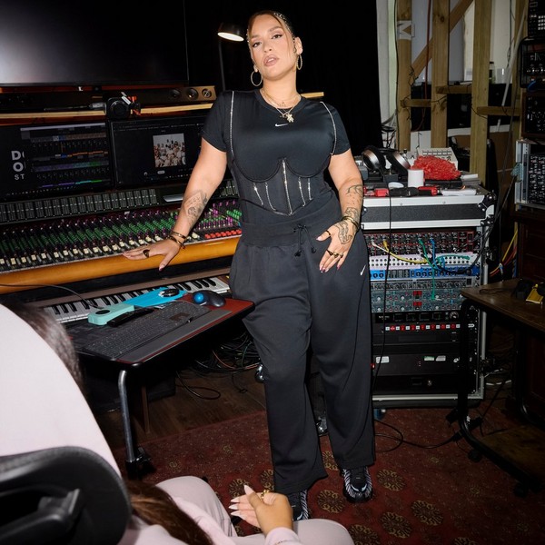 NIKE SPODNIE W NSW PHNX FLC HR PANT WIDE 2