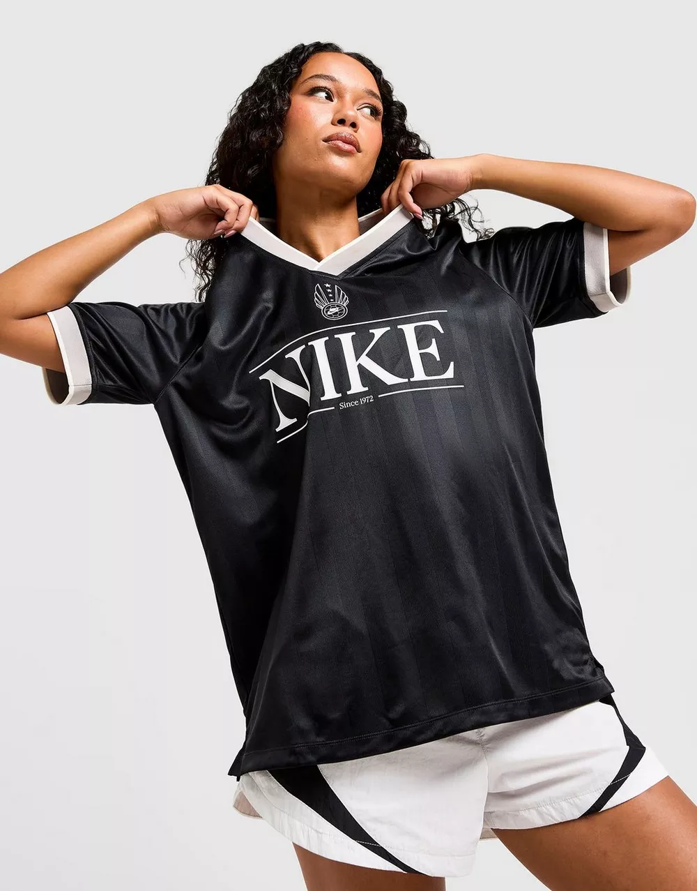 NIKE ФУТБОЛКА W NSW V NECK JERSEY, фото 1 з 6