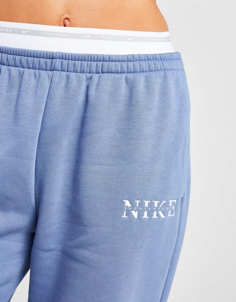 Dámske nohavice NIKE NOHAVICE  W NSW PHNX FLC HR PANT GLS IH4055-433 Modrá