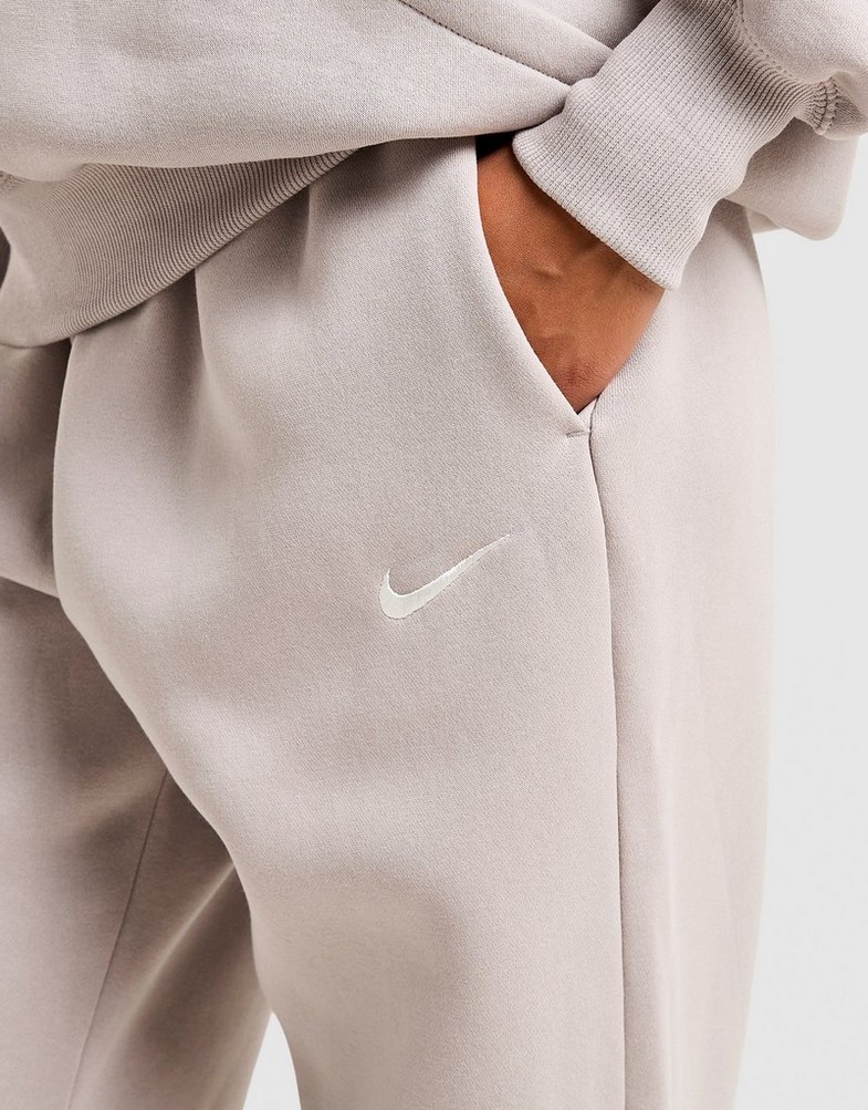 Pantaloni pentru femei NIKE PANTALONI  W NSW PHNX FLC HR OS PANT 2 FZ5996-009 Gri