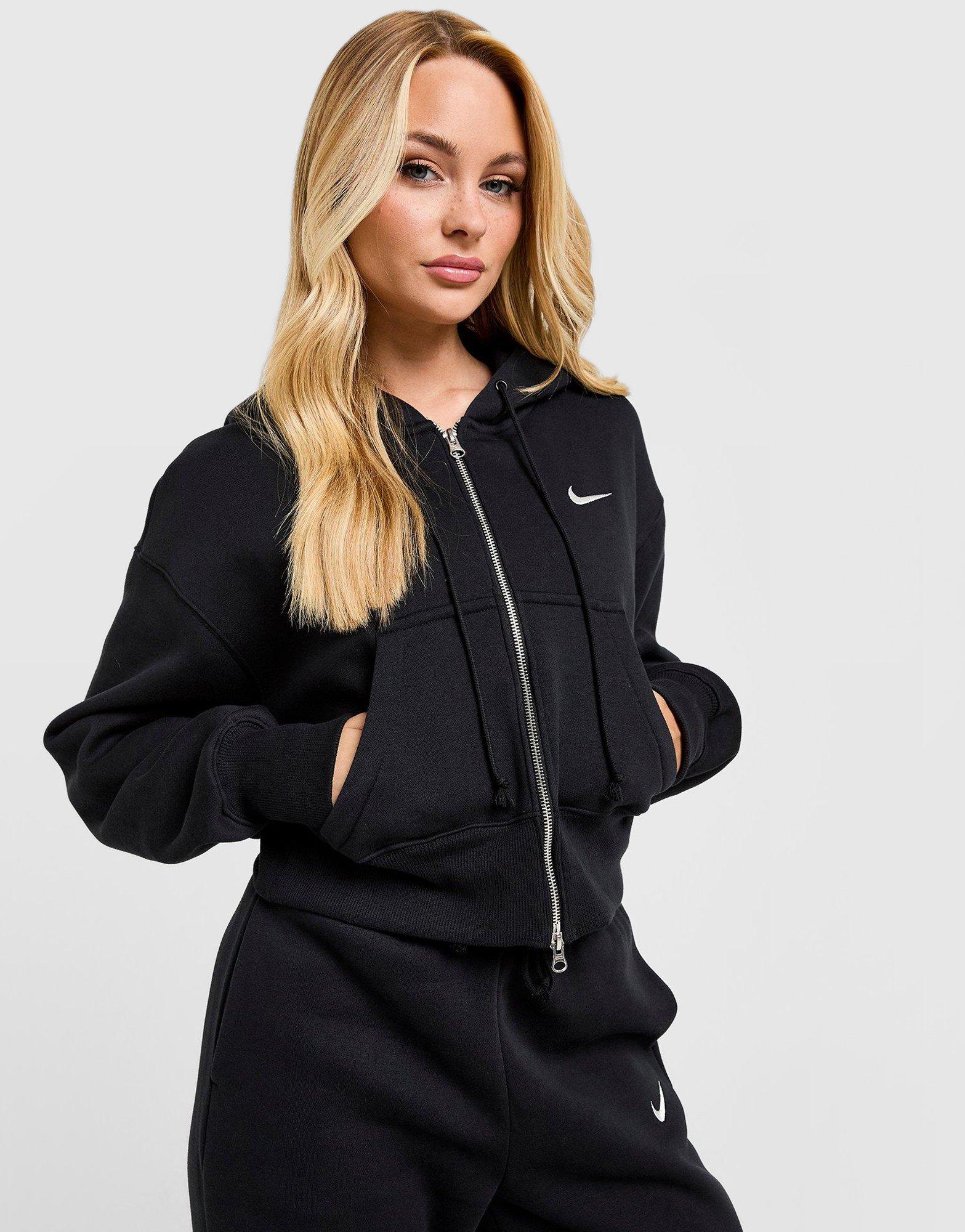Nike Bluza Rozpinana Z Kapturem W Nsw Phnx Flc Crp