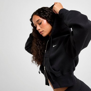 Дамска блуза NIKE СУИТЧЪР СЪС ЗАКОПЧАВАНЕ С   КАЧУЛКА W NSW PHNX FLC CRP