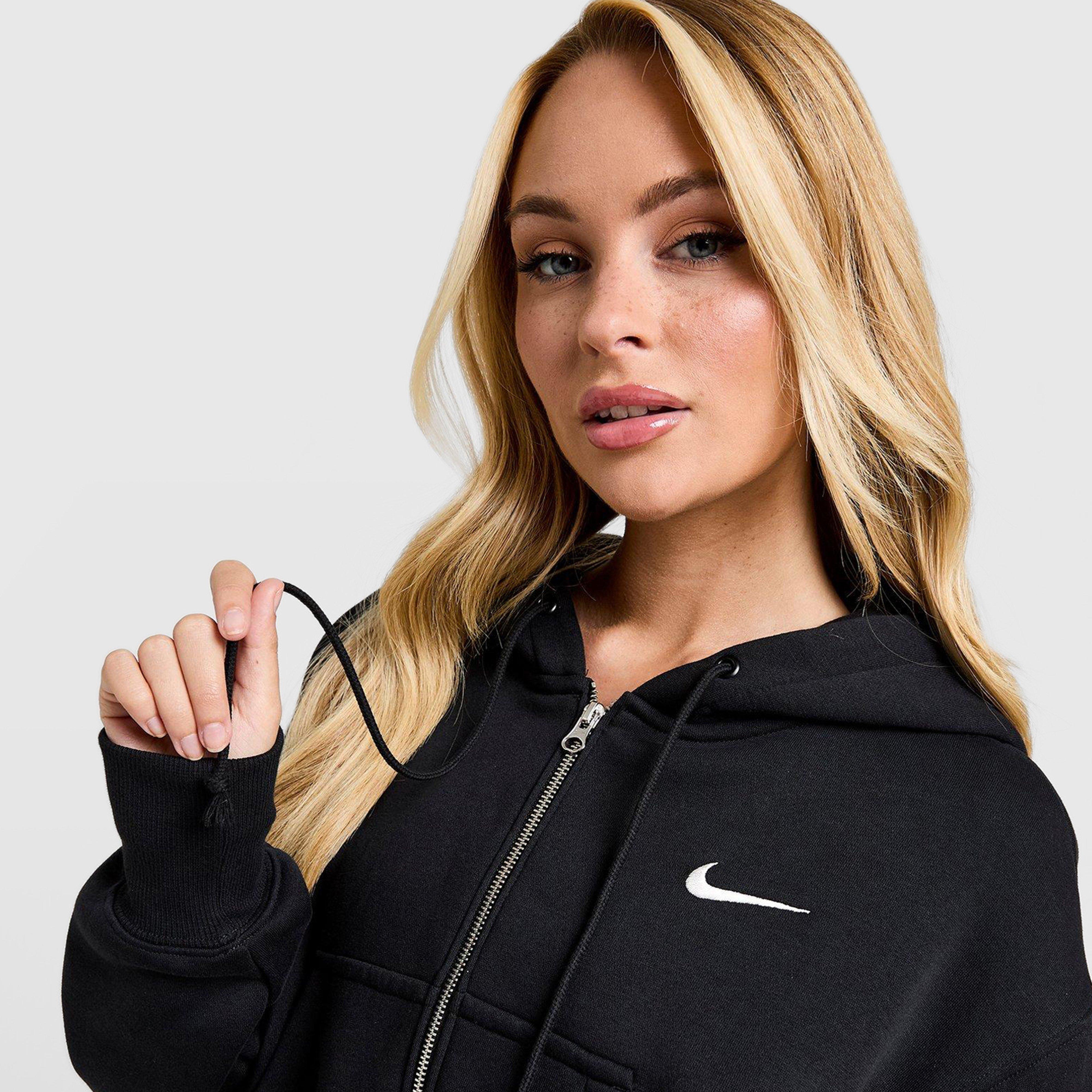 Dámska mikina NIKE MIKINA S KAPUCŇOU   W NSW PHNX FLC CRP