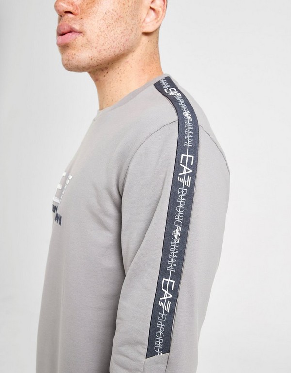 Emporio Armani 7 Bluza Tape Ll Crew Sharkskin - obrazek 3