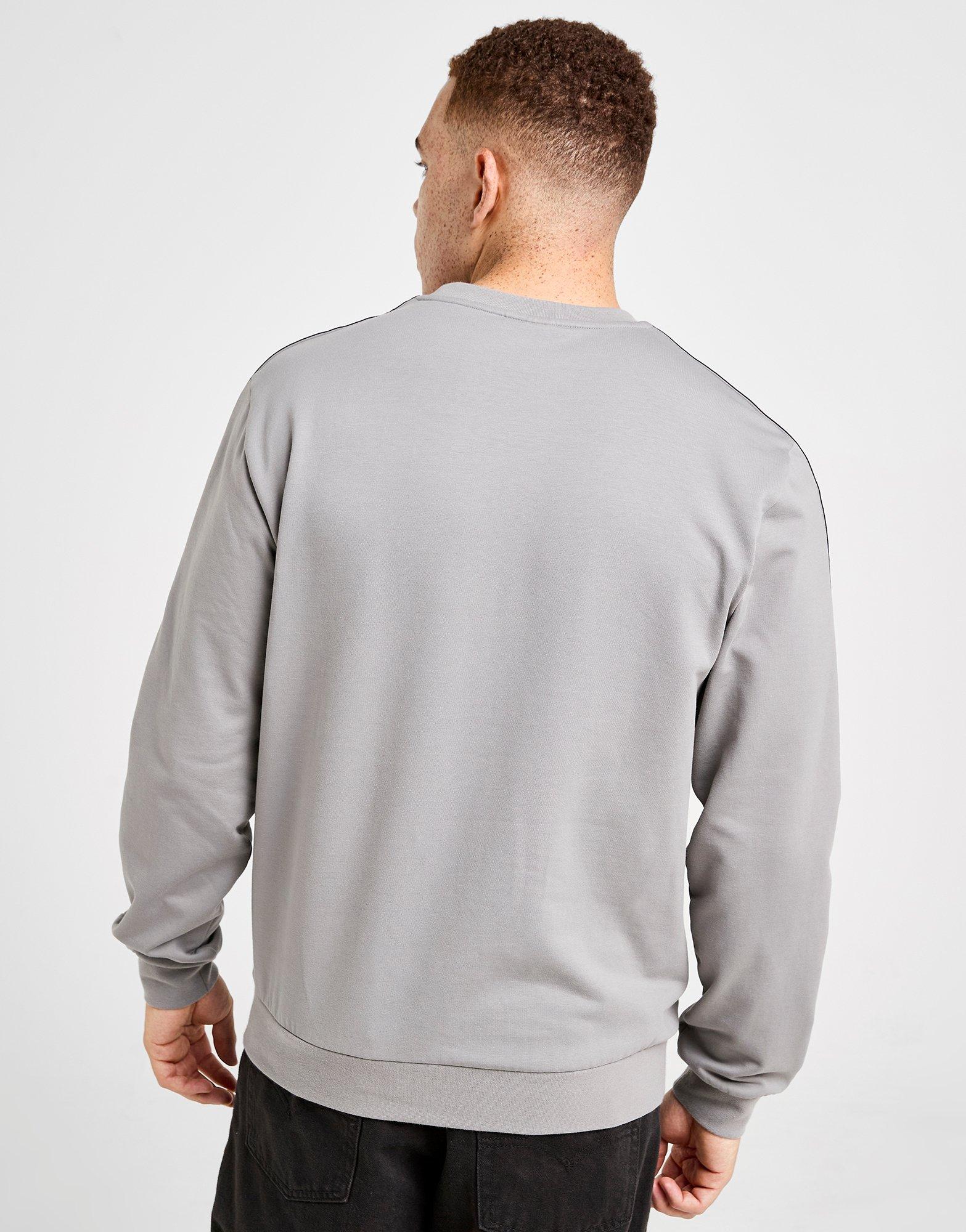 Чоловічі кофти EMPORIO ARMANI 7 КОФТА TAPE LL CREW SHARKSKIN AF184027M001149U8062 Сірий