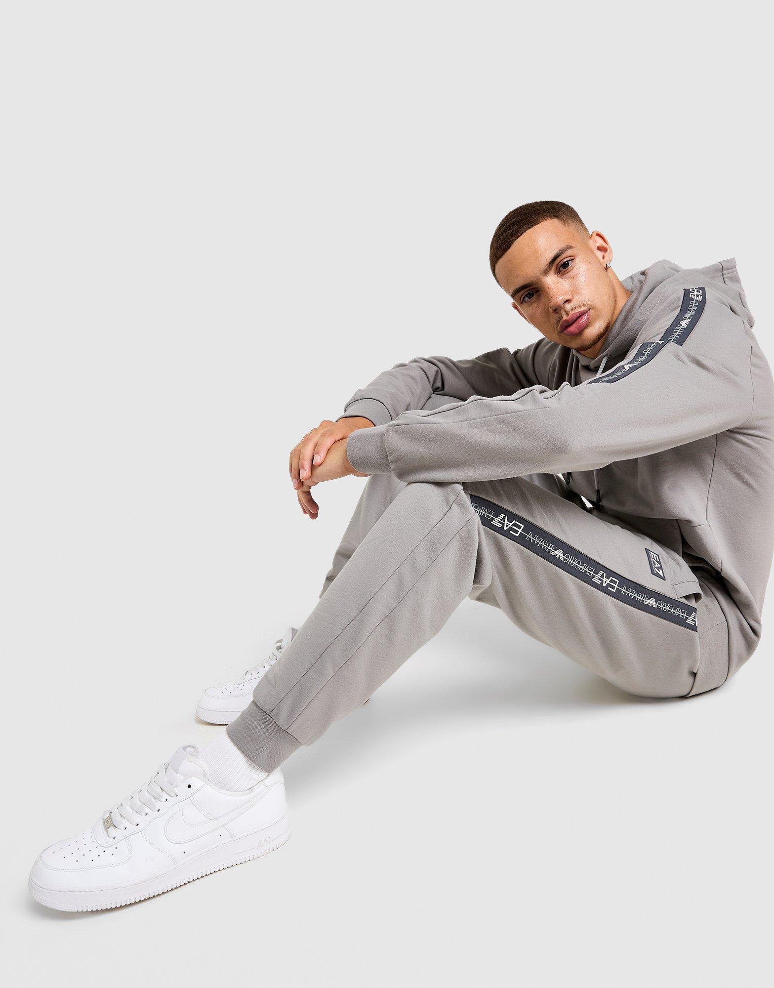 Emporio Armani 7 Spodnie Tape Ll Pt Sharkskin