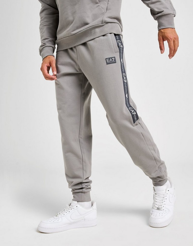Muške hlače EMPORIO ARMANI 7 HLAČE TAPE LL PT SHARKSKIN AF184027M001150U8062 siva
