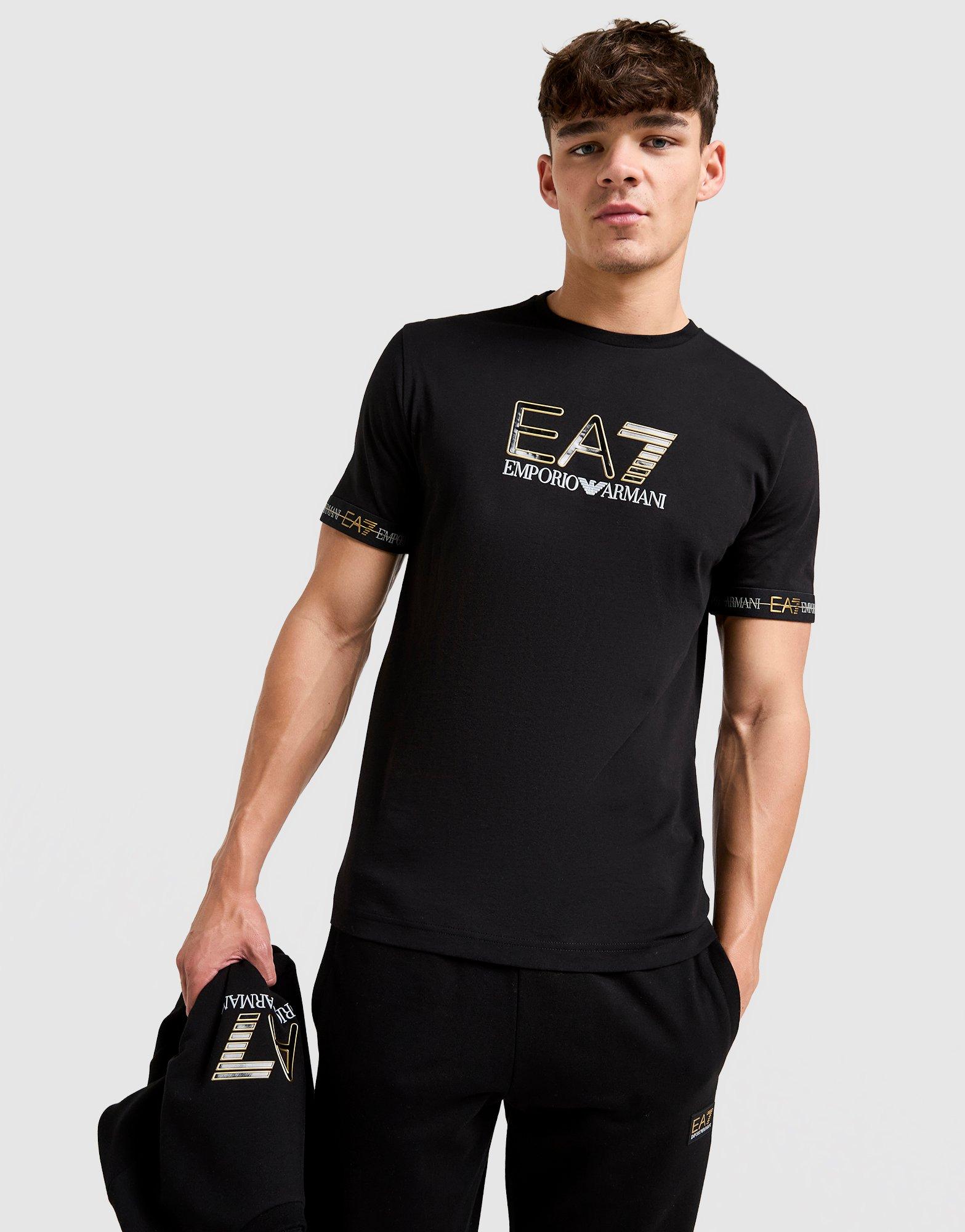 Emporio Armani 7 Póló Tape Ll T Blk/gld