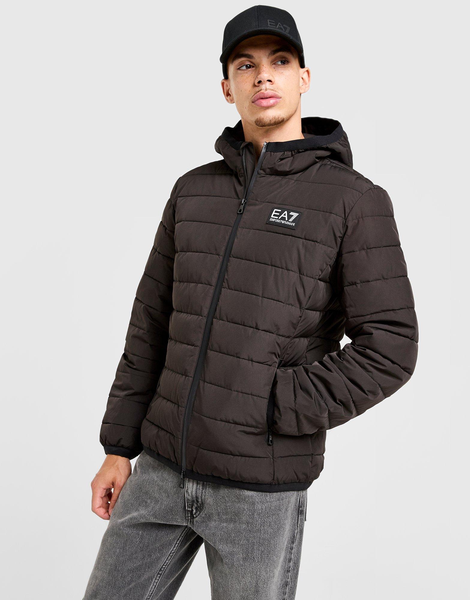 Emporio Armani 7 Bunda Zimní Badge Bfl Jkt Blk