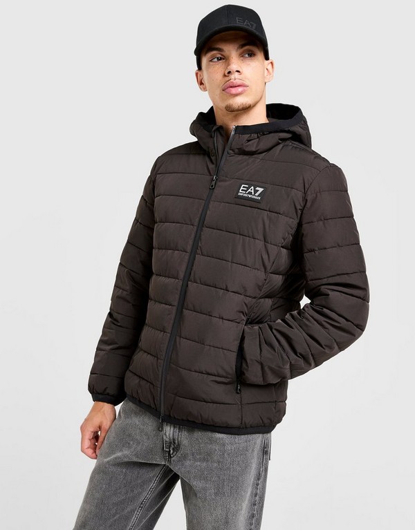 Emporio Armani 7 Bunda Zimní Badge Bfl Jkt Blk