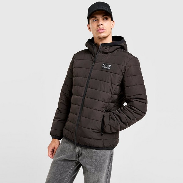 EMPORIO ARMANI 7 КУРТКА ЗИМОВА BADGE BFL JKT BLK