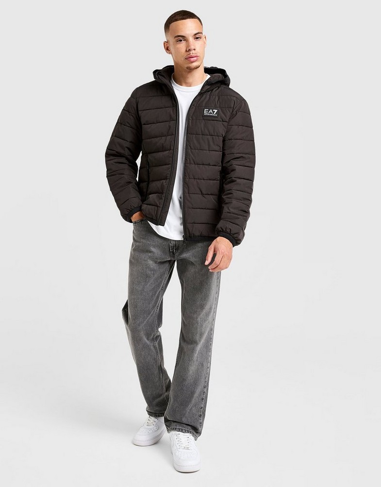 EMPORIO ARMANI 7 BUNDA ZIMNÁ BADGE BFL JKT BLK AF126637M001138UC001 Čierna