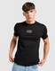 EMPORIO ARMANI 7 T-SHIRT CARBON LOGO T BLACK