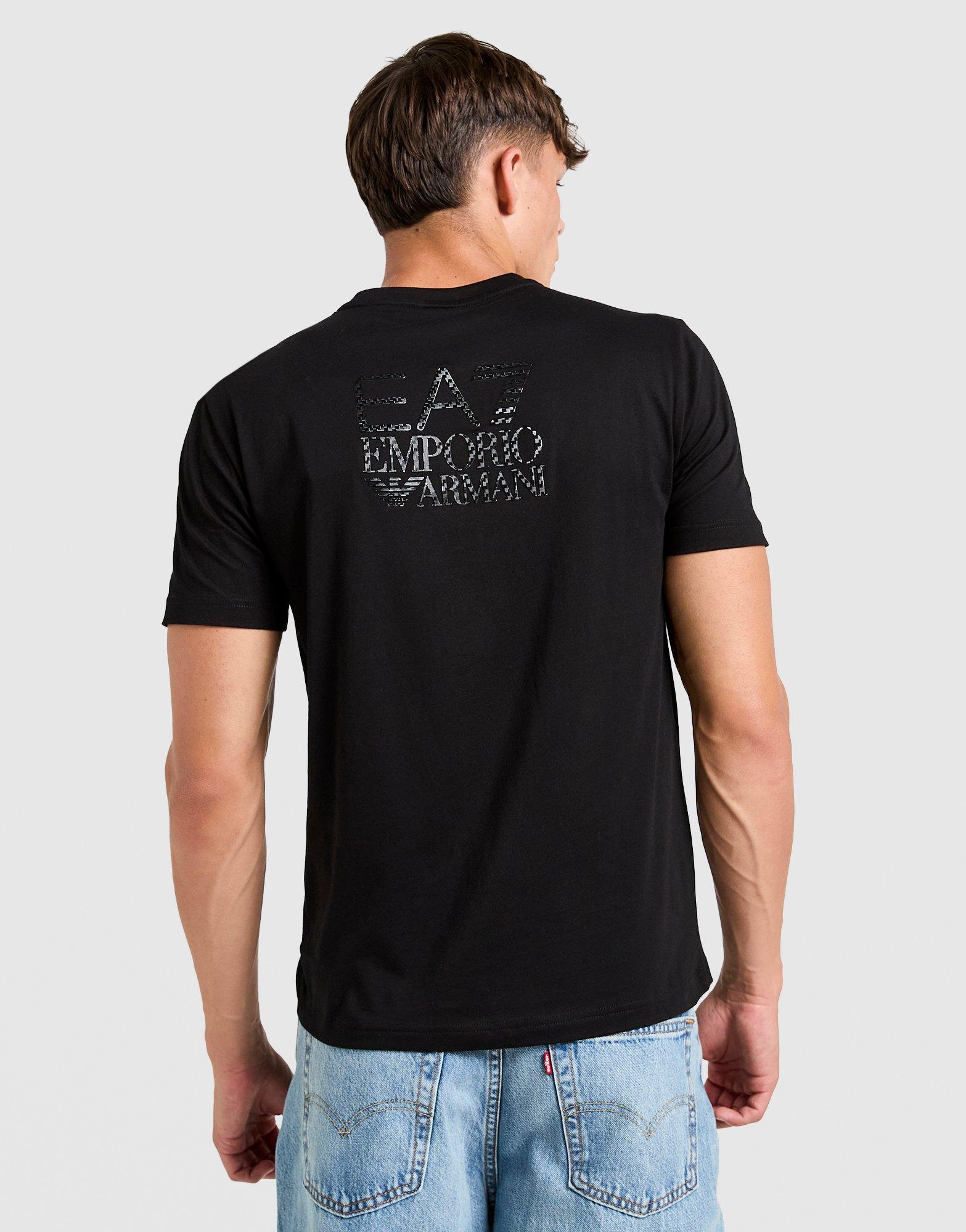 Чоловічі футболки EMPORIO ARMANI 7 ФУТБОЛКА CARBON LOGO T BLACK AF103757M001757UC001 Чорний
