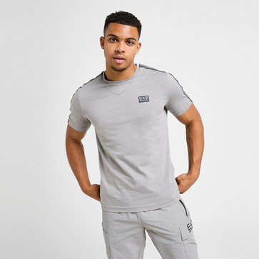 Muški T-shirt EMPORIO ARMANI 7 T-SHIRT TAPE BADGE T SHARKSKIN