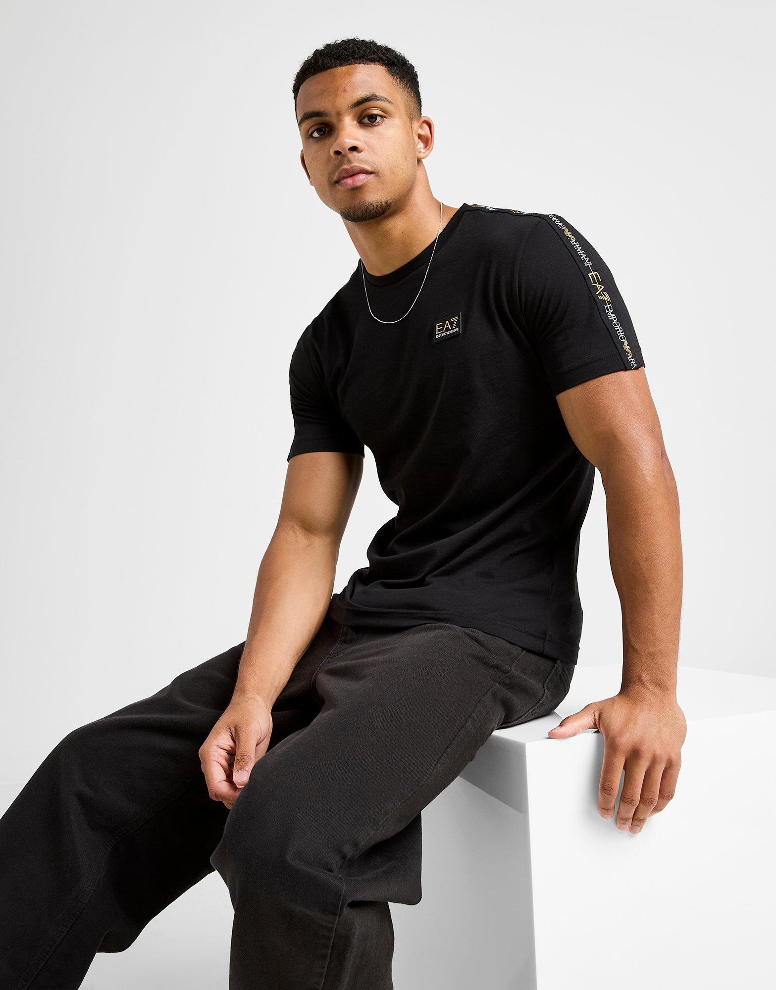 Emporio Armani 7 Póló Tape Badge T Blk