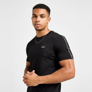Muški T-shirt EMPORIO ARMANI 7 T-SHIRT TAPE BADGE T BLK