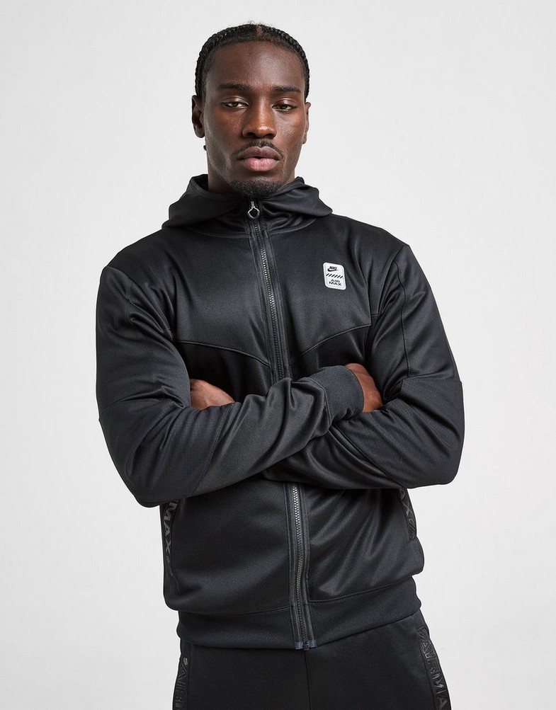 Bluză pentru bărbați NIKE BLUZĂ CU GLUGĂ M AIRMAX PKFZHD IF0016-010 Negru