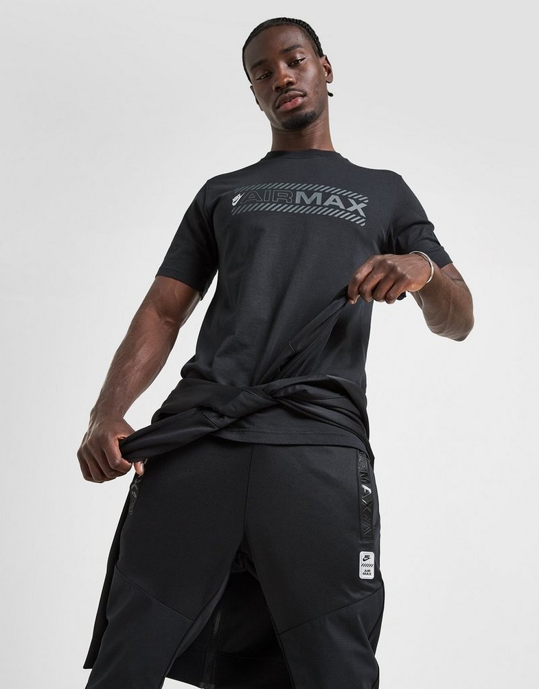 Tricou pentru bărbați NIKE TRICOU M NSW AIR MAX SS TEE IF0014-010 Negru
