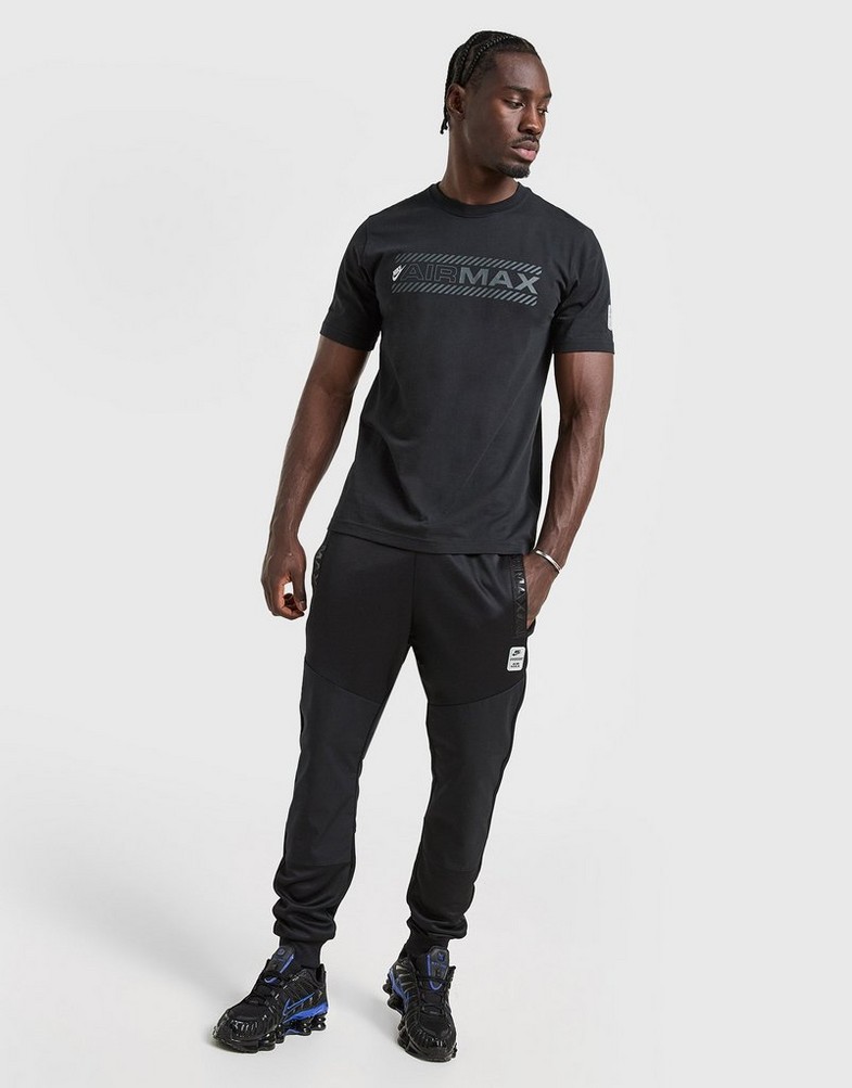 Tricou pentru bărbați NIKE TRICOU M NSW AIR MAX SS TEE IF0014-010 Negru