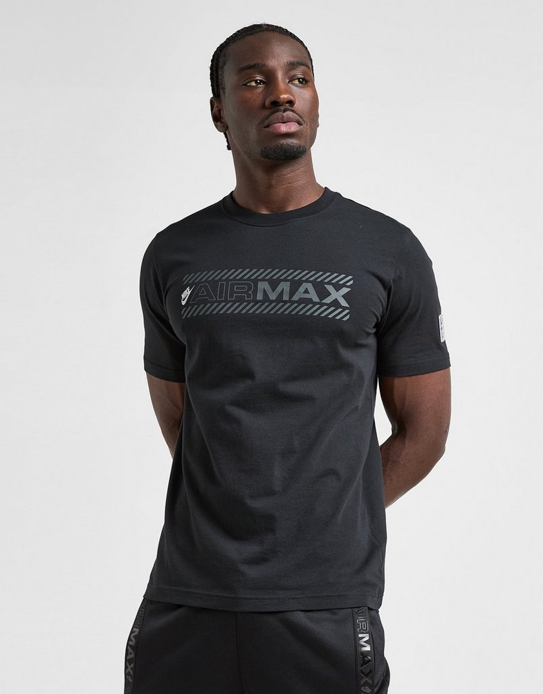 Tricou pentru bărbați NIKE TRICOU M NSW AIR MAX SS TEE IF0014-010 Negru