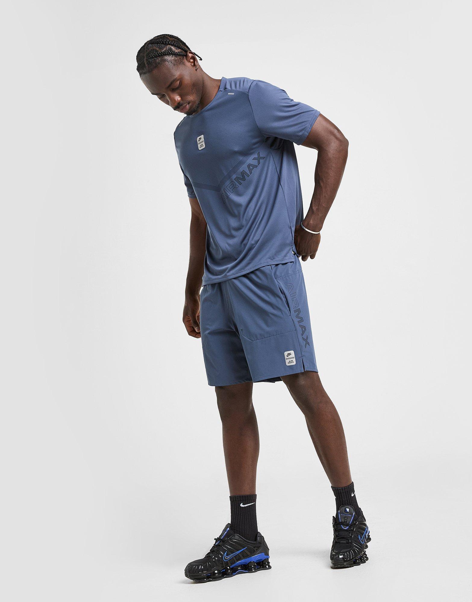 Vyriški šortai NIKE ŠORTAI M NSW AIR MAX TC ST WV SHORTS IF0850-402 Tamsiai mėlyna