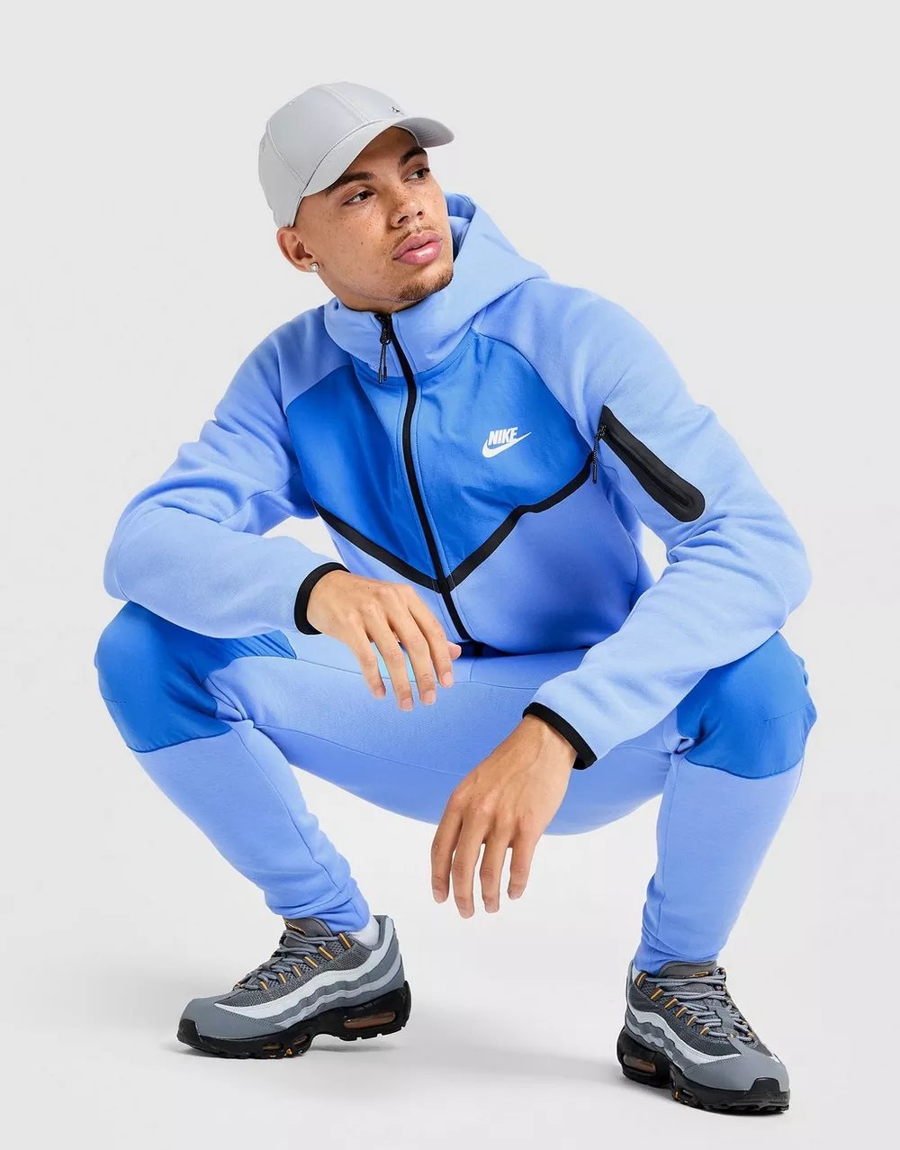 NIKE КОФТА НА БЛИСКАВЦІ З КАПЮШОНОМ   M NK TCH MIX WR HD, фото 1 з 5