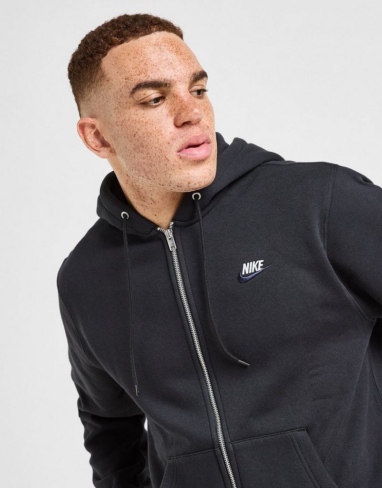 Bluză pentru bărbați NIKE BLUZĂ CU GLUGĂ M NSW CLUB DT HDFZ IH4297-010 Negru