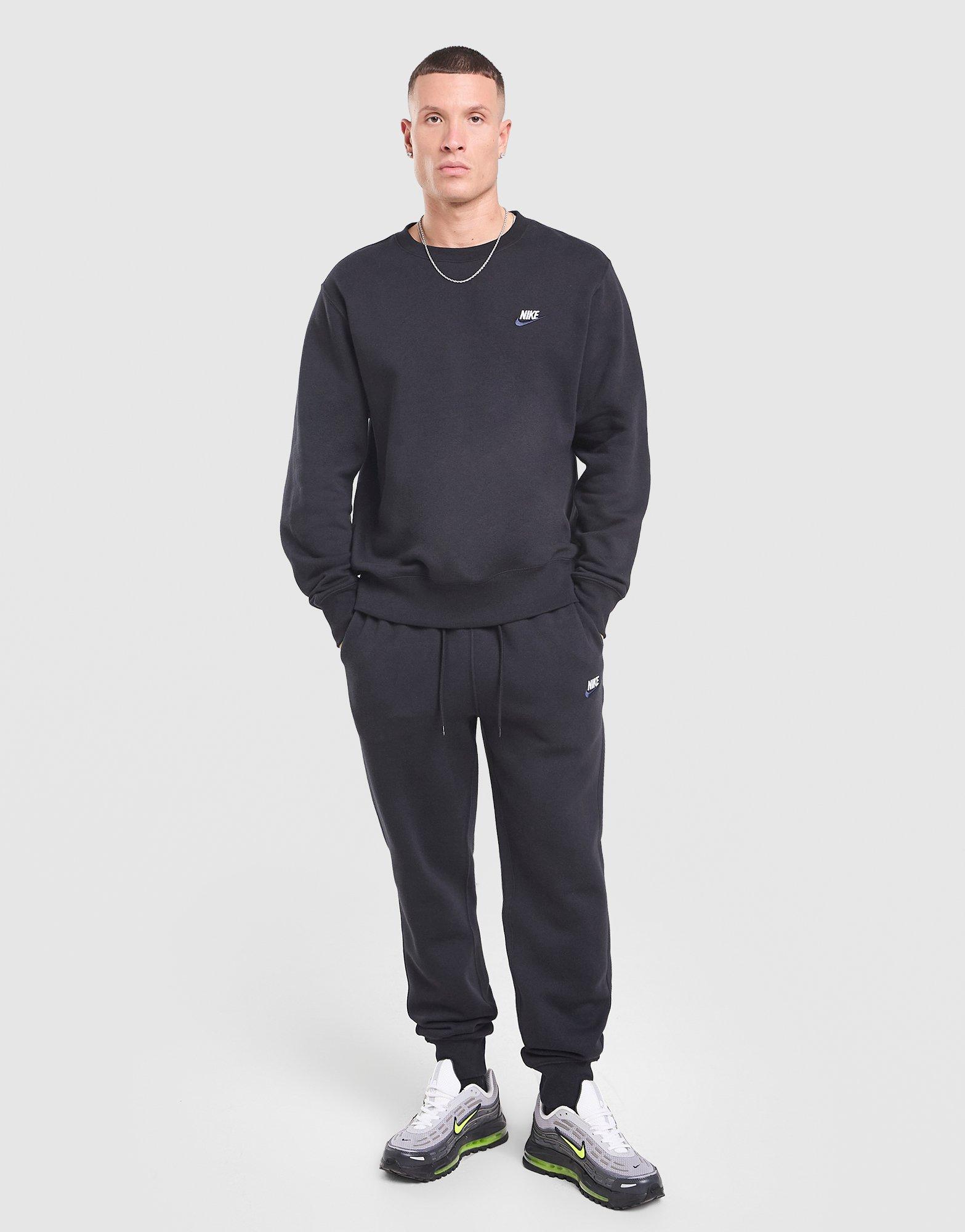 Bluză pentru bărbați NIKE BLUZĂ M NSW CLUB DT CREW BB IH4296-010 Negru