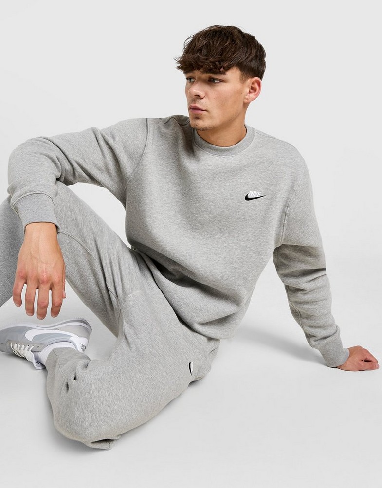 Bluza męska NIKE BLUZA M NSW CLUB DT CREW BB IH4296-063 Szary