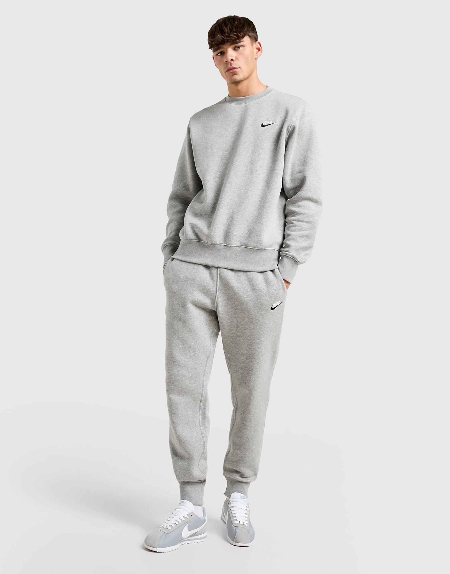 Pánska mikina NIKE MIKINA M NSW CLUB DT CREW BB IH4296-063 Sivá