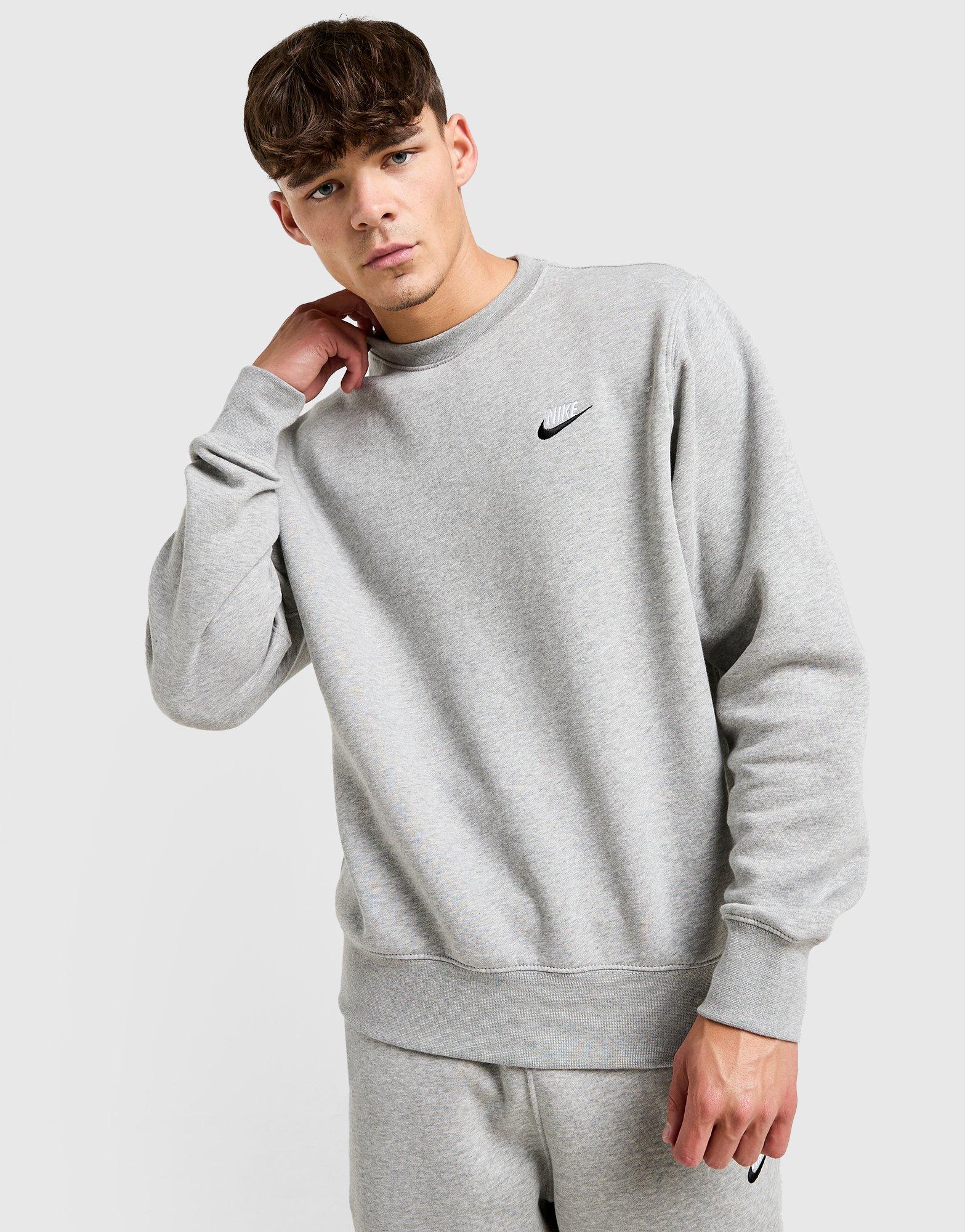 Pánska mikina NIKE MIKINA M NSW CLUB DT CREW BB IH4296-063 Sivá