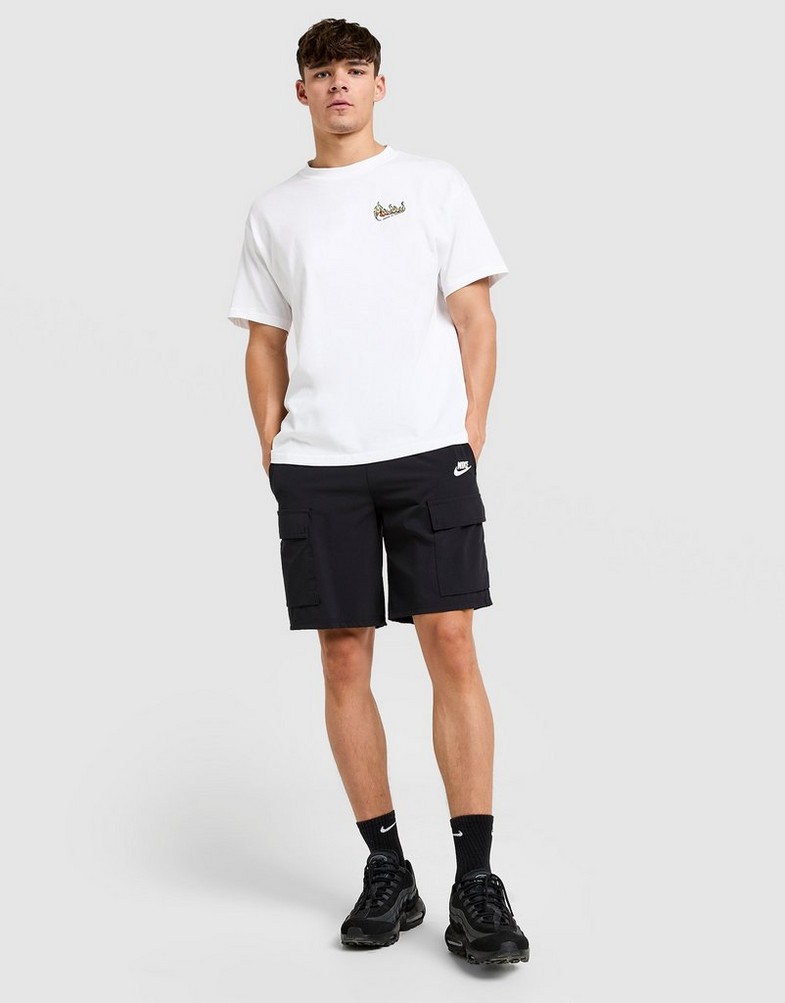 Tricou pentru bărbați NIKE TRICOU U NSW TEE M90 OC LG GFX SEGB HQ9256-100 Alb