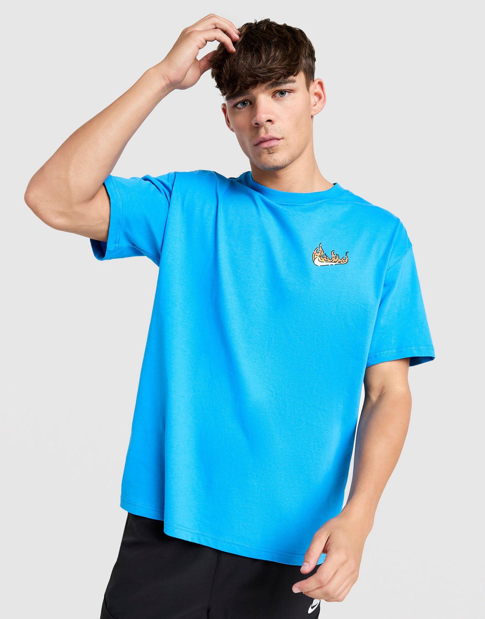Чоловічі футболки NIKE ФУТБОЛКА U NSW TEE M90 OC LG GFX SEGB HQ9256-406 Блакитний