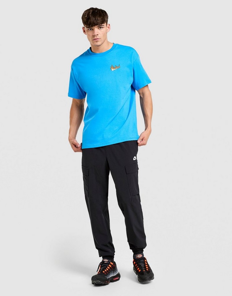 Vyriški marškiniai NIKE MARŠKINĖLIAI U NSW TEE M90 OC LG GFX SEGB HQ9256-406 Mėlyna
