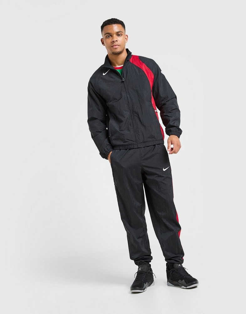 Bluză pentru bărbați NIKE BLUZĂ CU GLUGĂ M NK RPLT90TRK JKT HQ3391-010 Negru