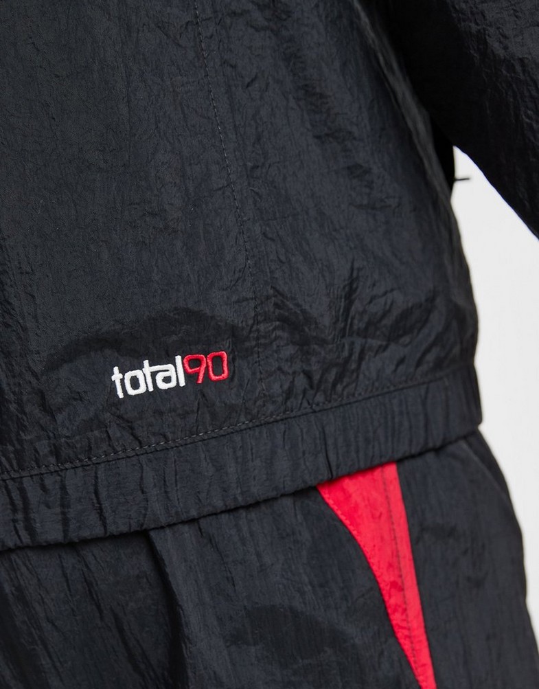 Bluză pentru bărbați NIKE BLUZĂ CU GLUGĂ M NK RPLT90TRK JKT HQ3391-010 Negru