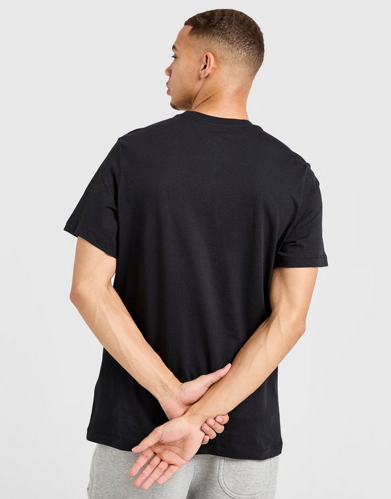 Koszulka, t-shirt męski NIKE T-SHIRT M NSW CLUB DT TEE FD1184-014 Czarny