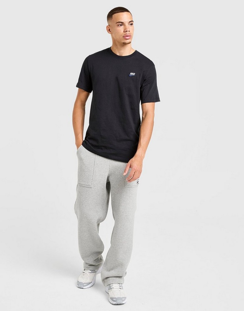 Koszulka, t-shirt męski NIKE T-SHIRT M NSW CLUB DT TEE FD1184-014 Czarny
