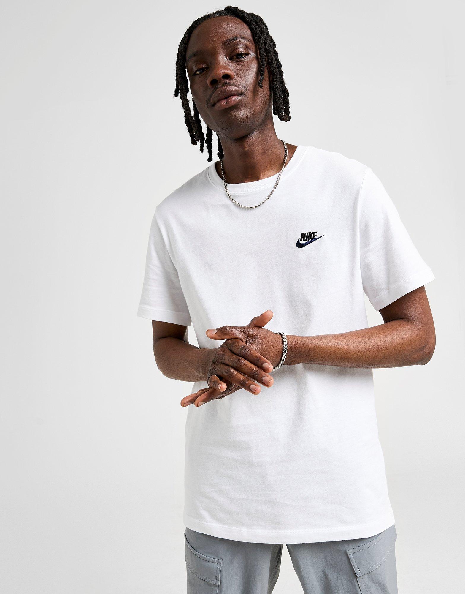 Tricou pentru bărbați NIKE TRICOU M NSW CLUB DT TEE FD1184-102 Alb