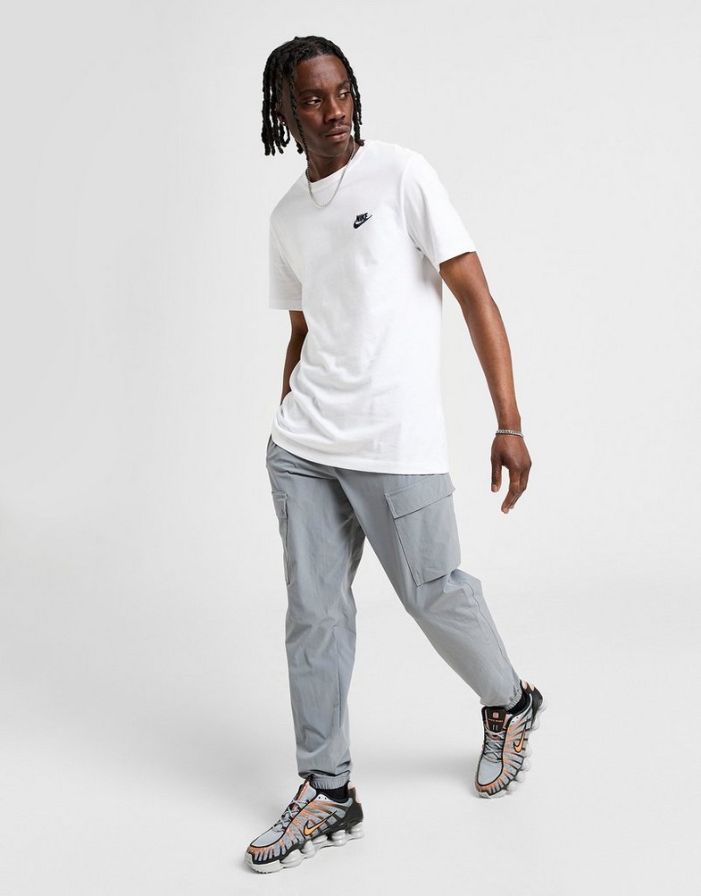 Vyriški marškiniai NIKE MARŠKINĖLIAI M NSW CLUB DT TEE FD1184-102 Balta