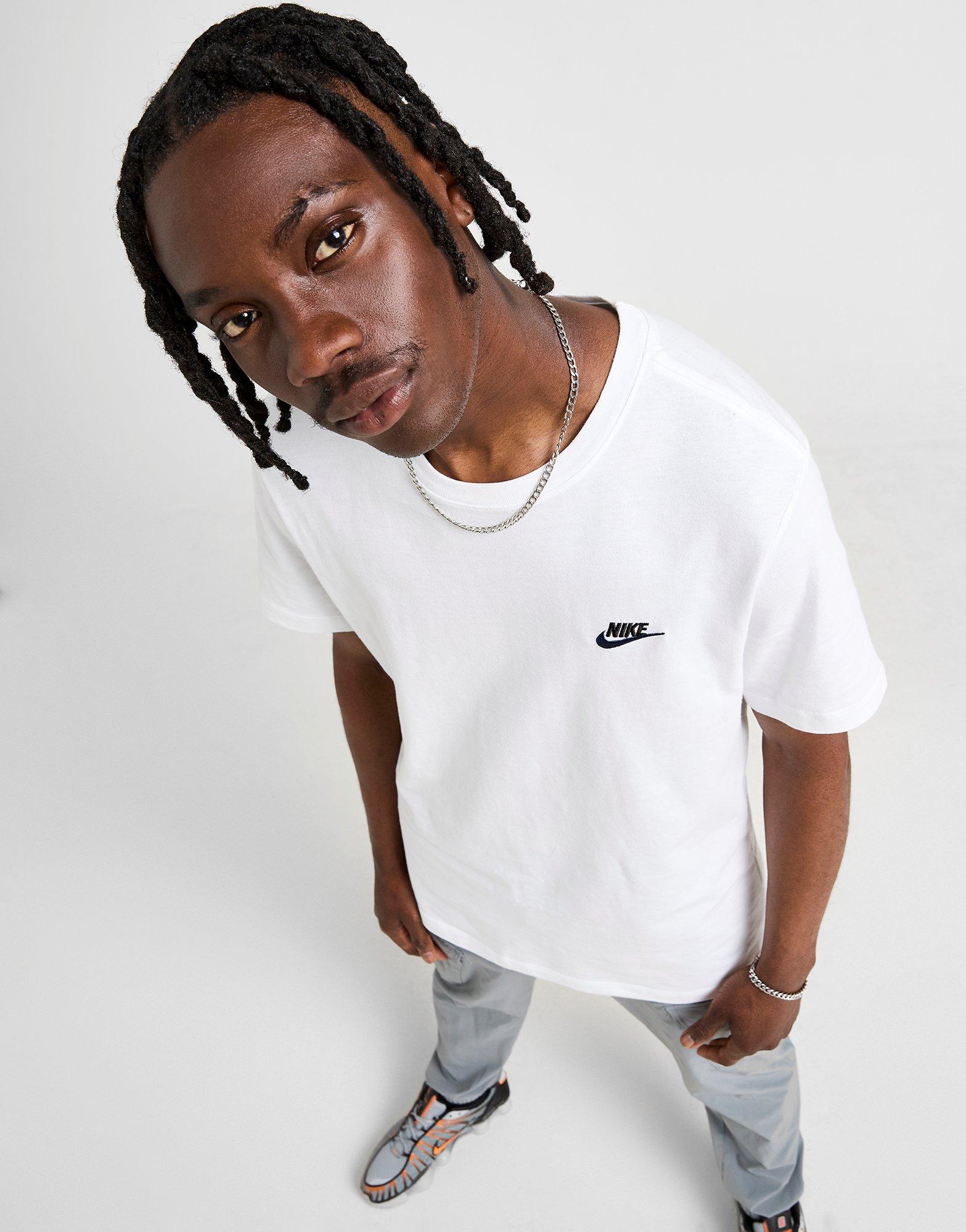 Tricou pentru bărbați NIKE TRICOU M NSW CLUB DT TEE FD1184-102 Alb