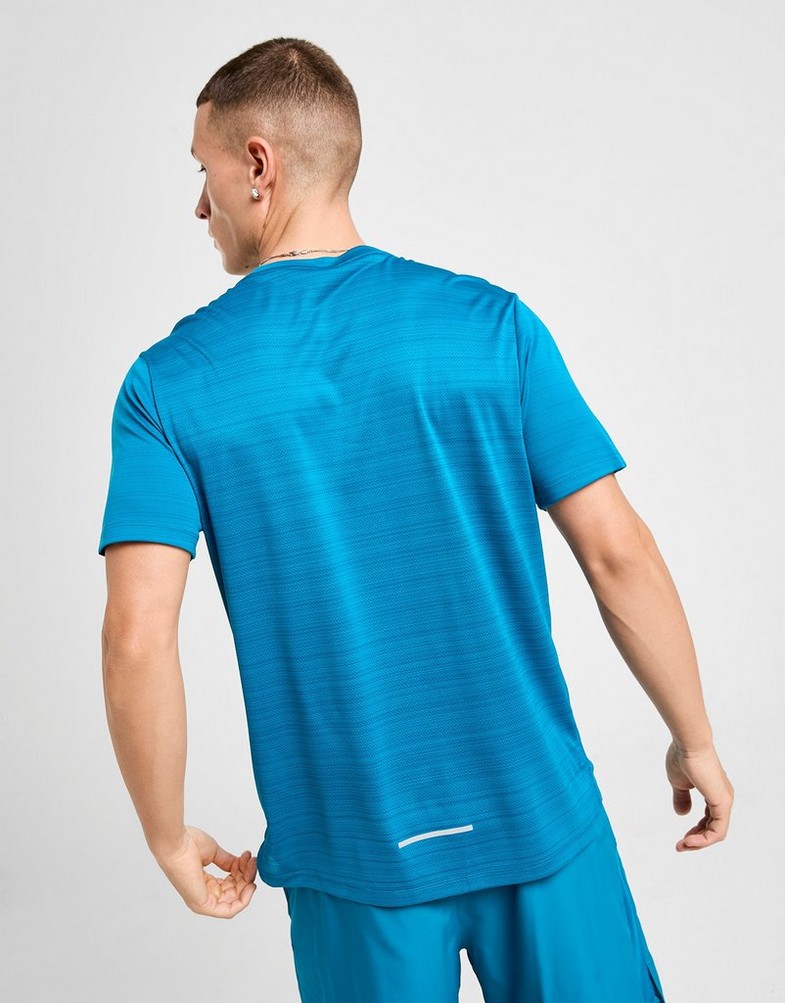 Vyriški marškiniai NIKE MARŠKINĖLIAI M NK DF MILER SS FZ4782-301 Mėlyna