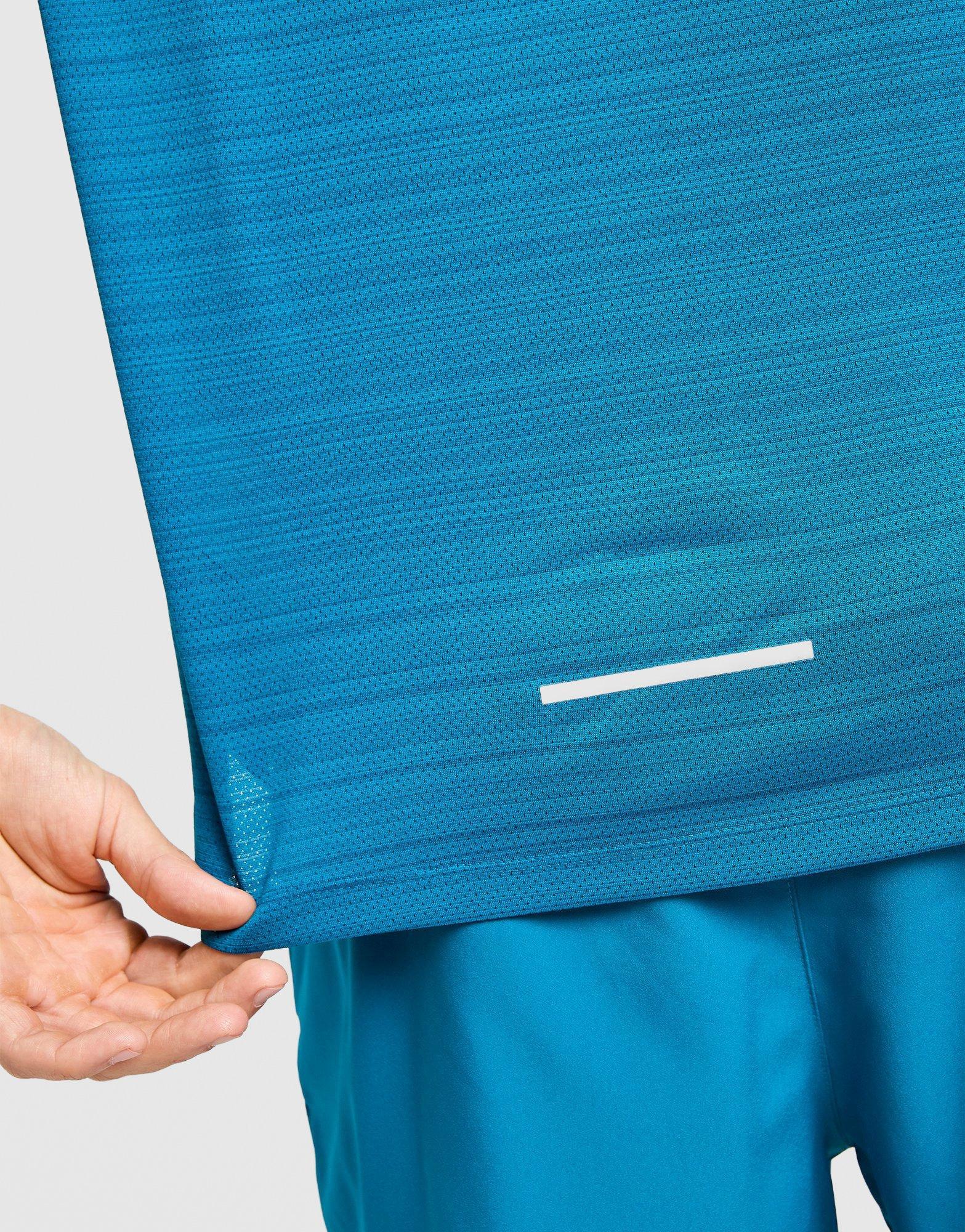 Чоловічі футболки NIKE ФУТБОЛКА M NK DF MILER SS FZ4782-301 Блакитний