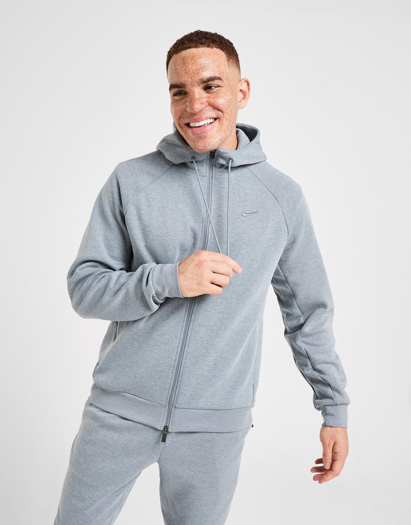 Muški gornji dio trenirke NIKE VESTA RASKOPČANA S KAPULJAČOM   M NK U PRIMARY FZ FZ0967-065 siva