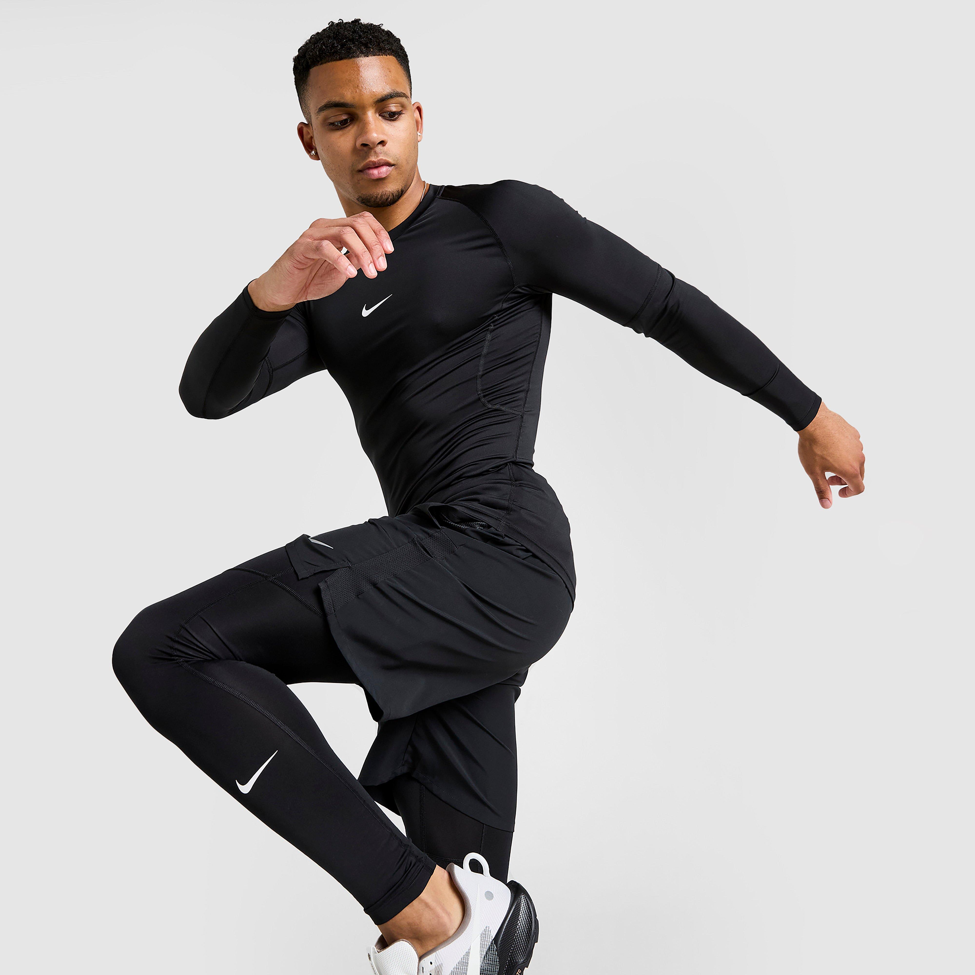 Férfi póló NIKE PÓLÓ M NP DF TIGHT TOP LS