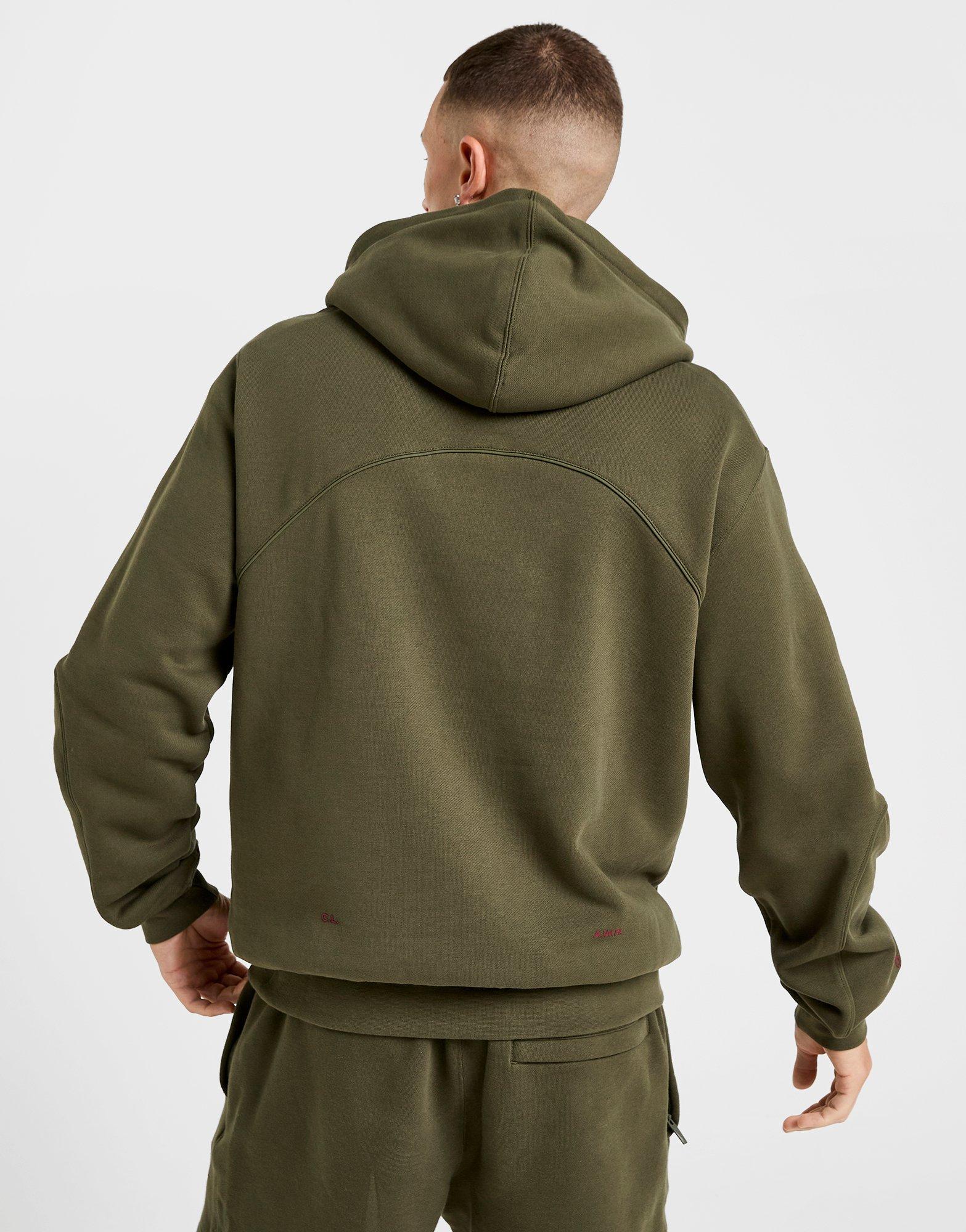 Чоловічі кофти NIKE КОФТА З КАПЮШОНОМ M NRG CS HOODIE FLC 2 HM5762-325 Хакі